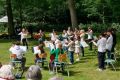 Kinder machen Musik im Bürgerpark