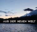 Die Vordeseite eines CD-Covers mit einem Raumschiff im Sonnenuntergang