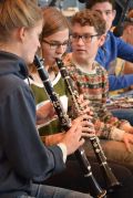 Klarinettisten im Orchester
