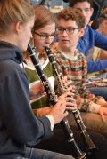 Klarinettisten im Orchester