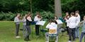 Ein Kinderorchester spielt im Bürgerpark
